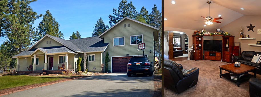 Beautiful home in Summer Haven now available! This 4+ Bedroom and 3.5 Bathroom, custom built home, is located in the desired Jerry’s Way neighborhood in Sagle
