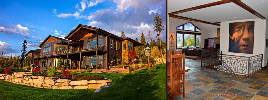 Enjoy the complete Sandpoint Idaho outdoor lifestyle in this 5,222 Sq foot 4 bedroom 4 bath home built in 2009 on 5 beautifully fenced acres.